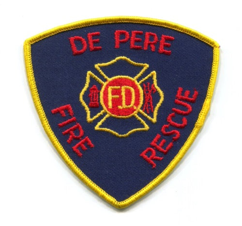 De Pere Fire Rescue Department Patch Wisconsin WI
