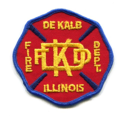 DeKalb Fire Department Patch Illinois IL