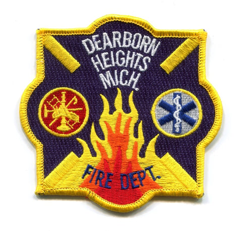 Dearborn Heights Fire Department Patch Michigan MI