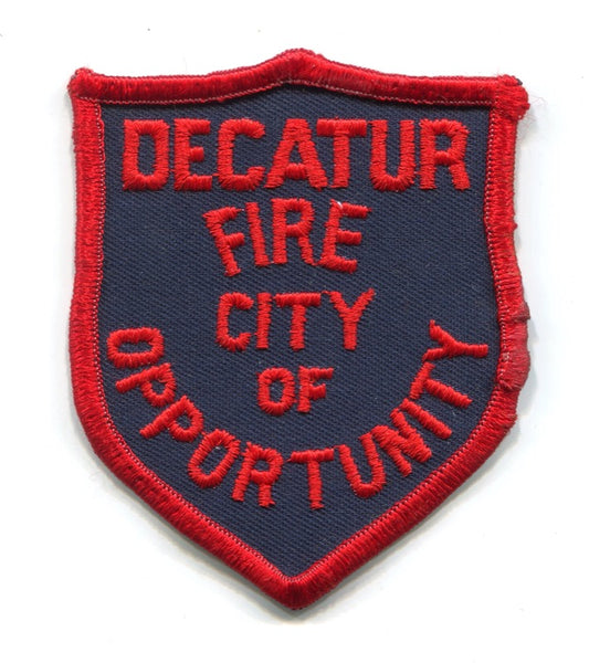 Decatur Fire Department Patch Alabama AL v3 – 911Patches.com