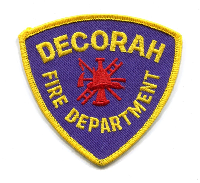 Decorah Fire Department Patch Iowa IA