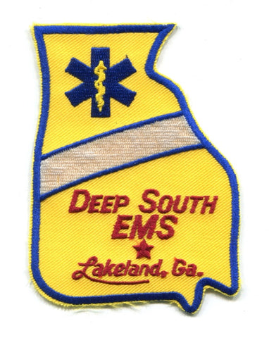 Deep South Emergency Medical Services EMS Lakeland Patch Georgia GA
