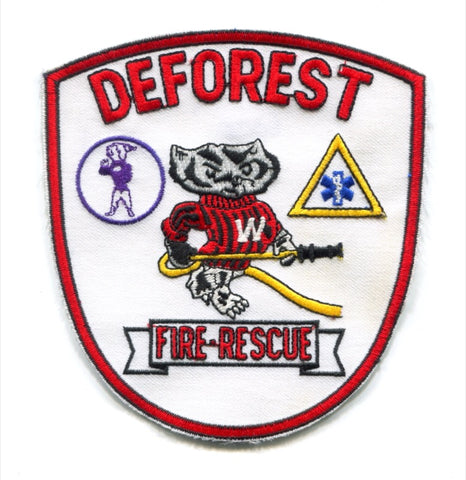 Deforest Fire Rescue Department Patch Wisconsin WI