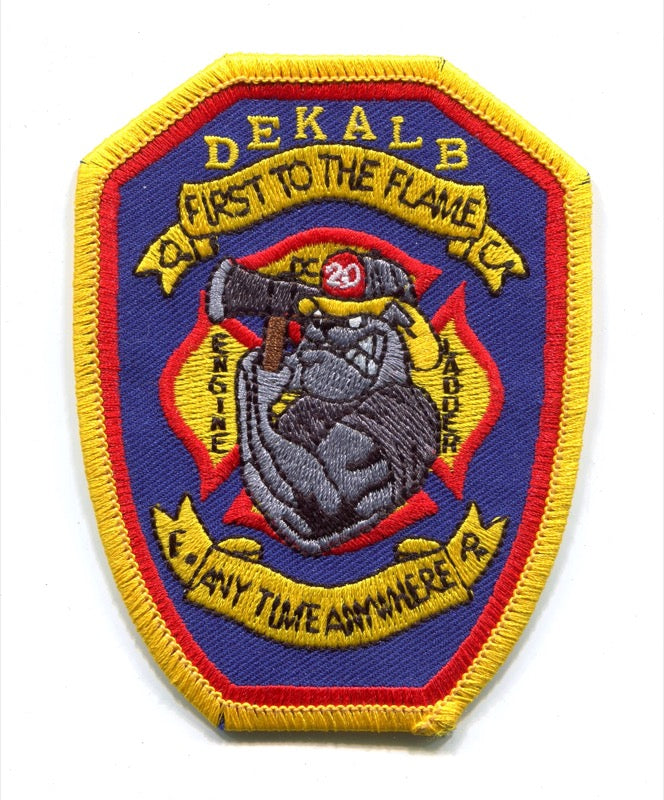 Dekalb County Fire Department Company 20 Patch Georgia GA