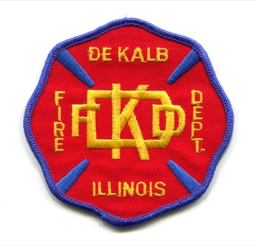 DeKalb Fire Department Patch Illinois IL
