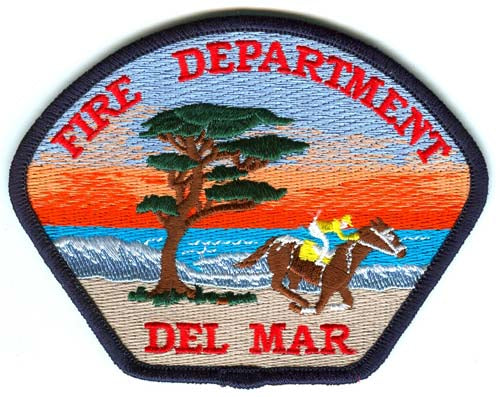 Del Mar Fire Department Patch California CA