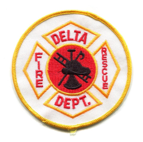Delta Fire Rescue Department Patch Unknown State