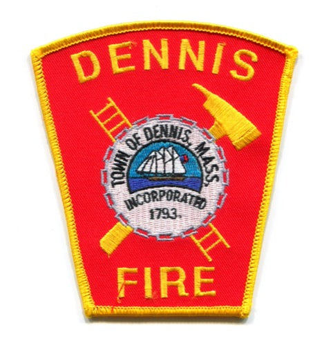 Dennis Fire Department Patch Massachusetts MA