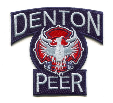 Denton Fire Department Peer Support Committee Patch Texas TX
