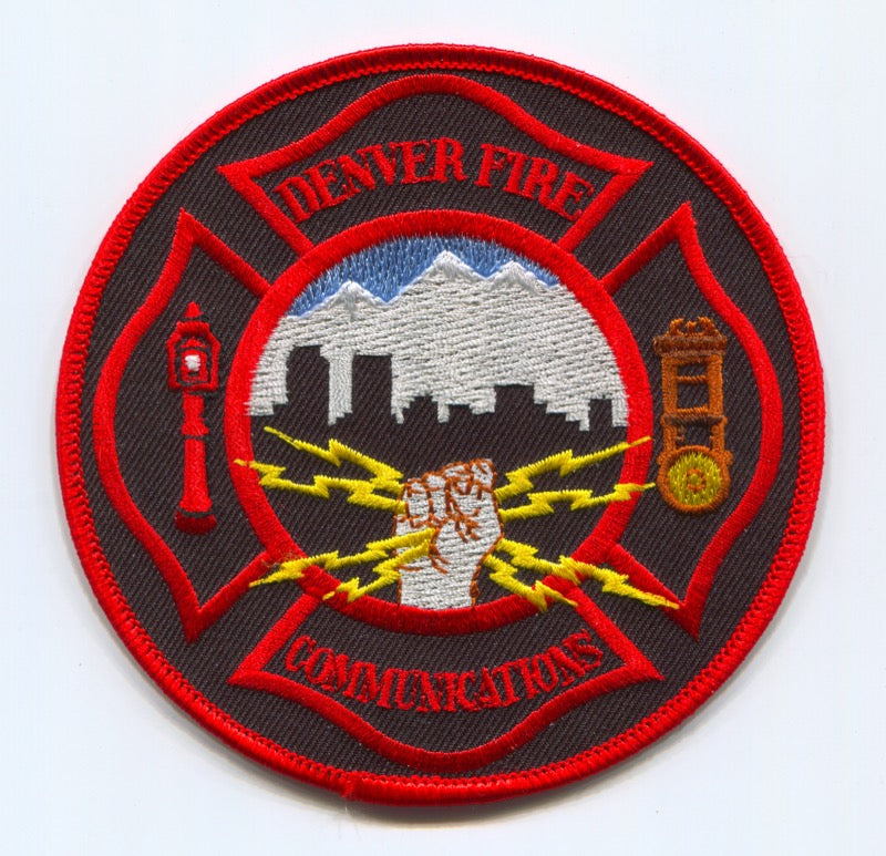 Denver Fire Department Communications Patch Colorado CO 911 Dispatcher
