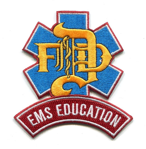 Denver Fire Department EMS Education Patch Colorado CO