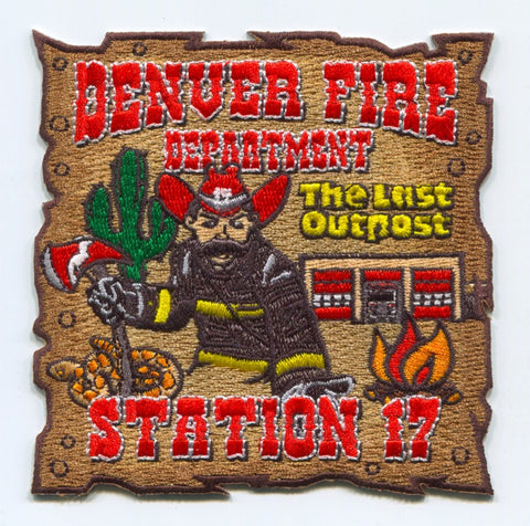 Denver Fire Department Station 17 Patch Colorado CO