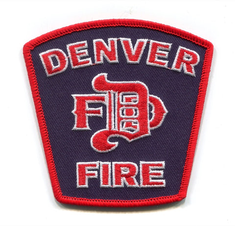 Denver Fire Department Patch Colorado CO