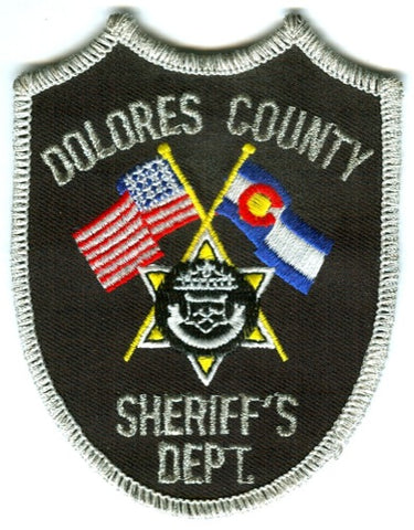 Dolores County Sheriffs Department Office Patch Colorado CO