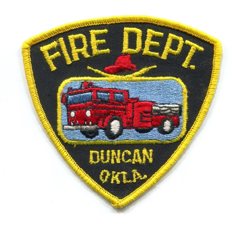 Duncan Fire Department Patch Oklahoma OK
