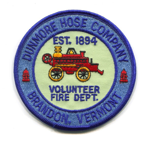 Dunmore Hose Company Volunteer Fire Department Brandon Patch Vermont VT