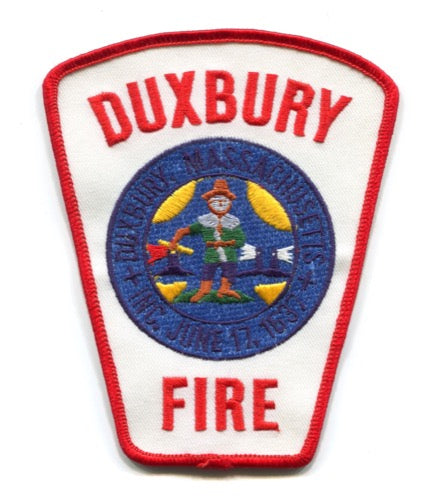 Duxbury Fire Department Patch Massachusetts MA
