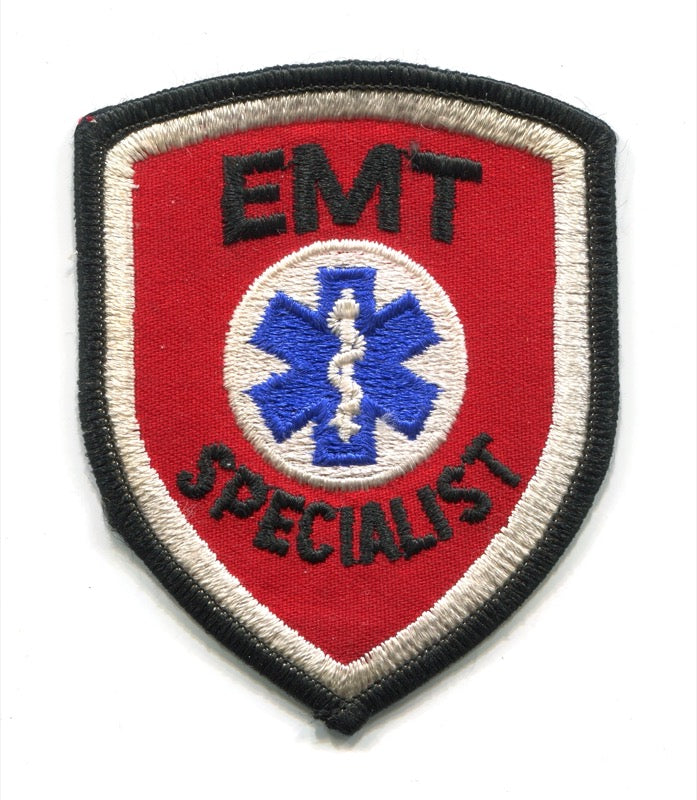 Emergency Medical Technician EMT EMS Patch No State Affiliation Blank Generic Stock