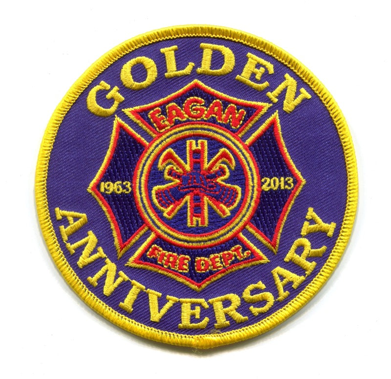 Eagan Fire Department 50 Years Patch Minnesota MN