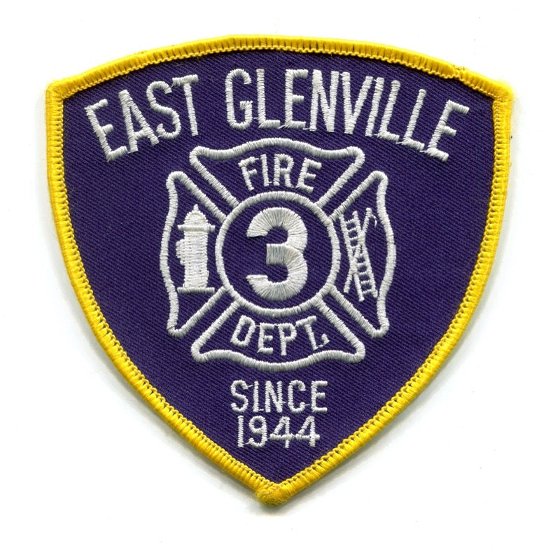 East Glenville Fire Department 3 Patch New York NY