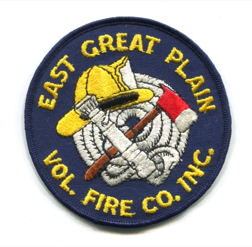East Great Plain Volunteer Fire Company Inc Patch Connecticut CT