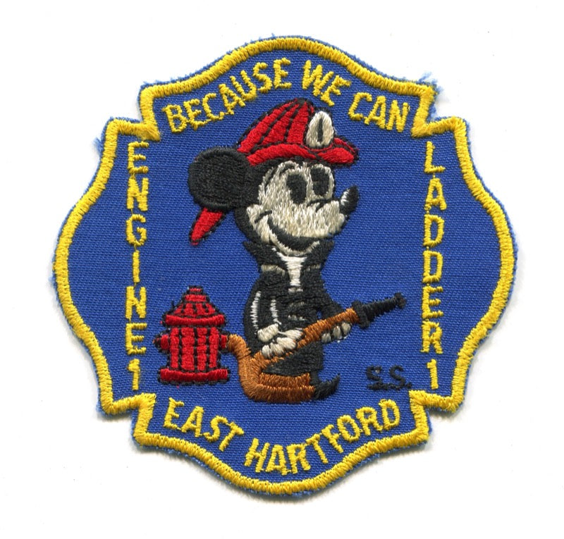 East Hartford Fire Department Engine 1 Ladder 1 Patch Connecticut CT