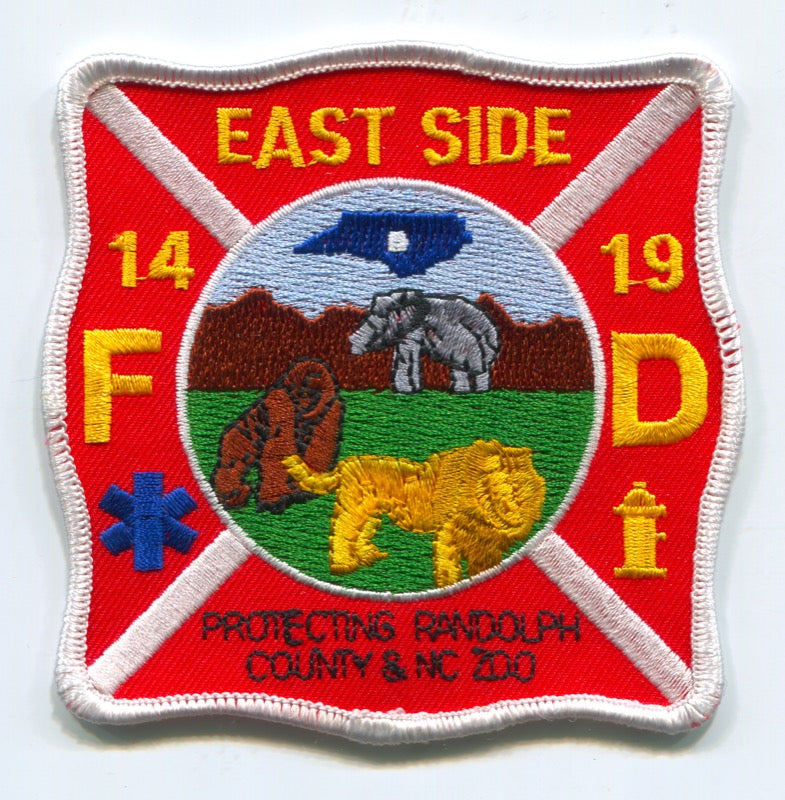 East Side Fire Department Patch North Carolina NC