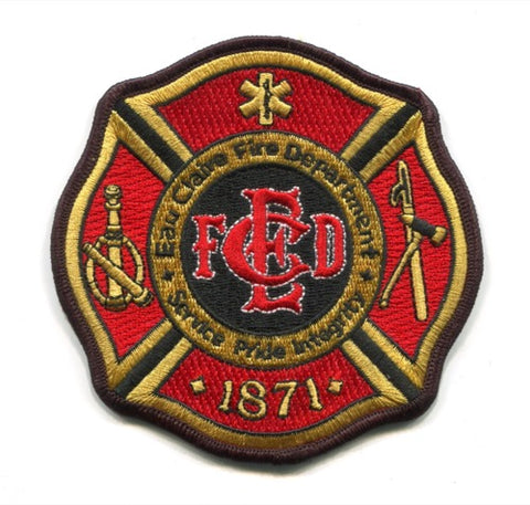 Eau Claire Fire Department Patch Wisconsin WI