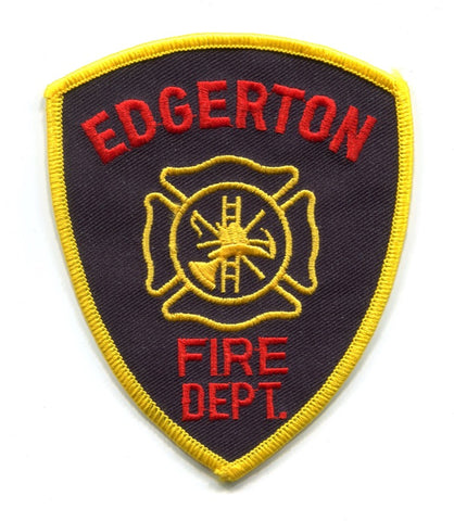 Edgerton Fire Department Patch Unknown State