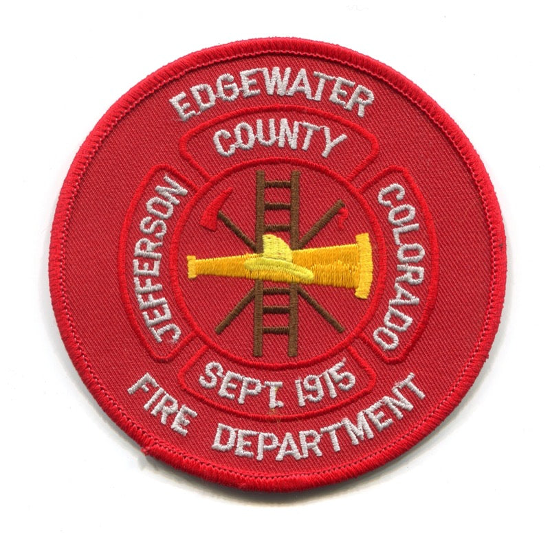 Edgewater Fire Department Jefferson County Patch Colorado CO