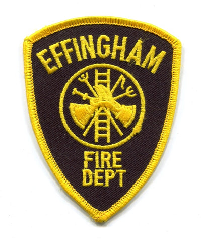 Effingham Fire Department Patch Illinois IL