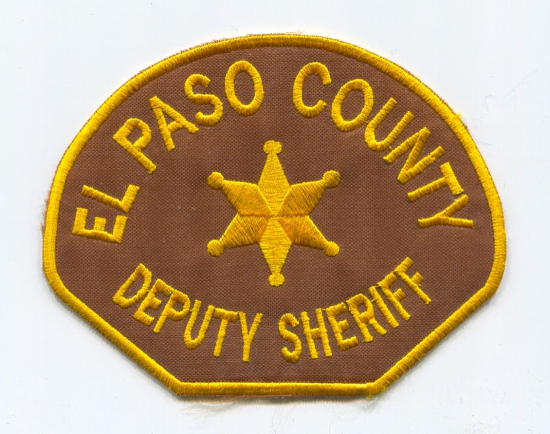 El Paso County Sheriffs Department Office Deputy Patch Colorado CO