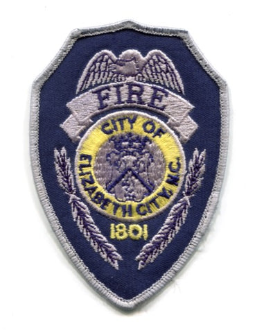 Elizabeth City Fire Department Patch North Carolina NC