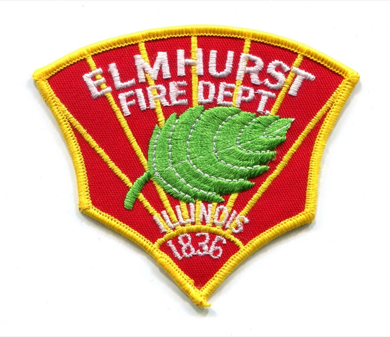 Elmhurst Fire Department Patch Illinois IL