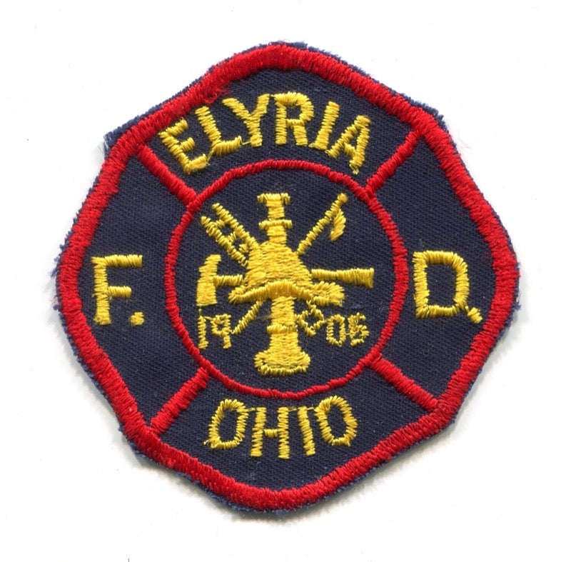 Elyria Fire Department Patch Ohio OH