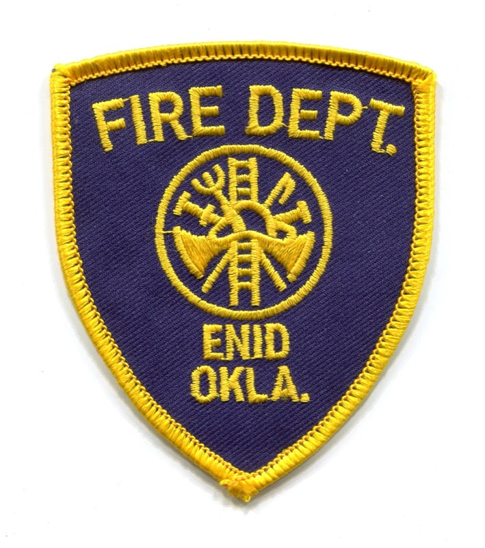 Enid Fire Department Patch Oklahoma OK