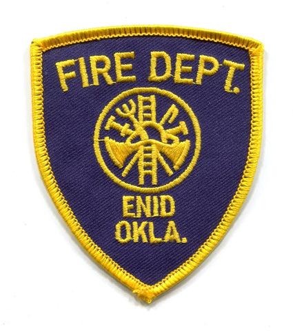 Enid Fire Department Patch Oklahoma OK