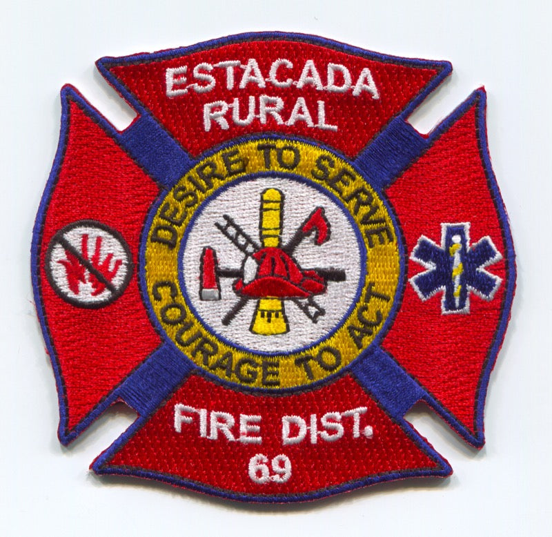 Estacada Rural Fire District 69 Patch Oregon OR