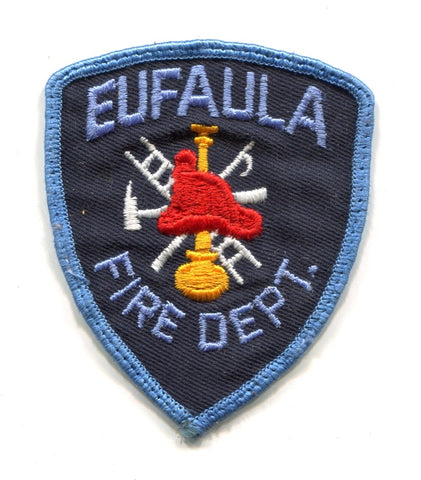 Eufaula Fire Department Patch Alabama AL