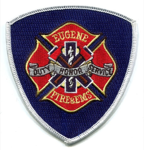Eugene Fire and EMS Department Patch Oregon OR