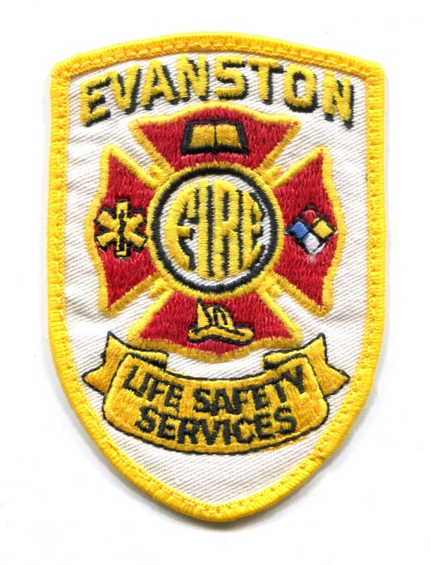 Evanston Fire Department Life Safety Services Patch Illinois IL