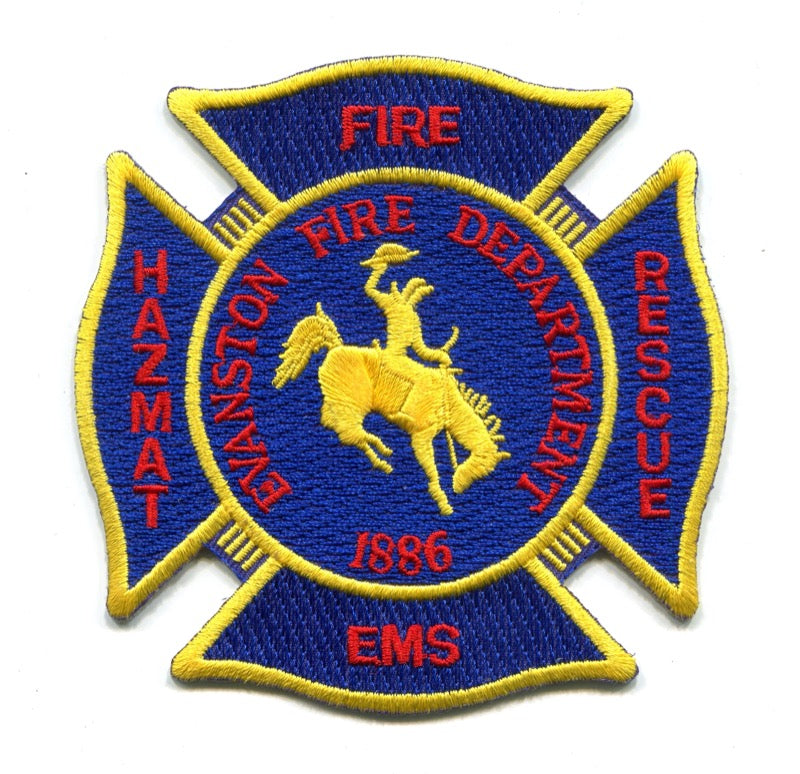 Evanston Fire Department Patch Wyoming WY