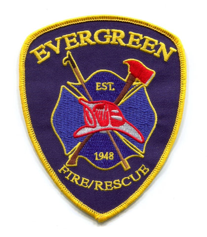 Evergreen Fire Rescue Department Patch Colorado CO