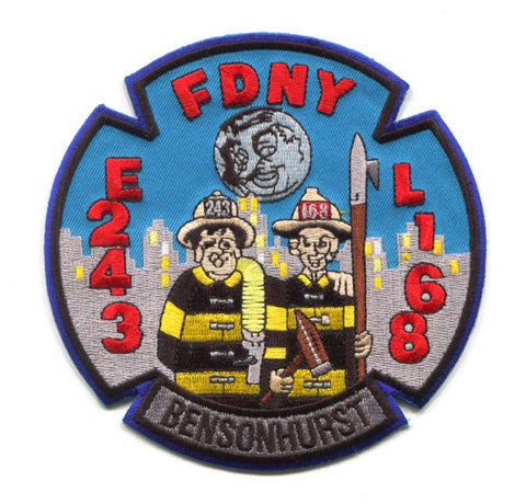 New York City Fire Department FDNY Engine 243 Ladder 168 Patch New York NY