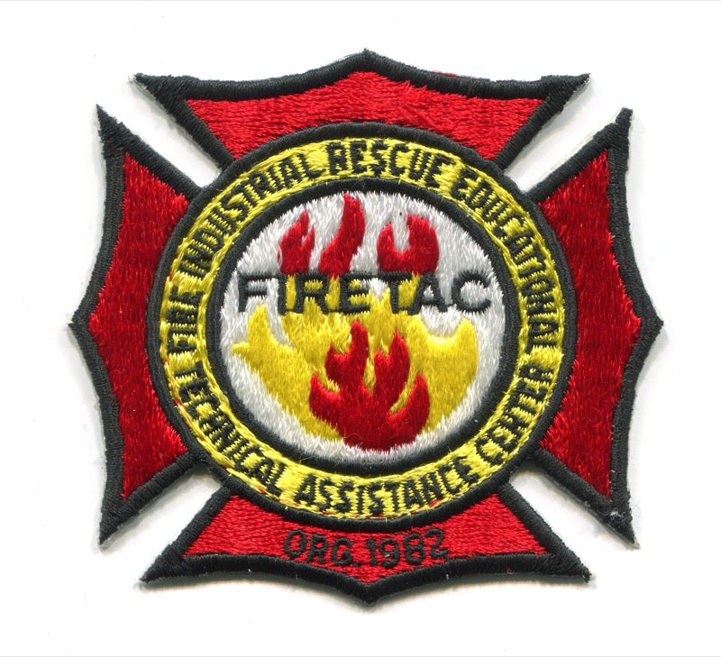 Fire Industrial Rescue Educational Technical Assistance Center FIRETAC Patch West Virginia WV