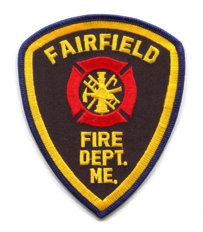 Fairfield Fire Department Patch Maine ME