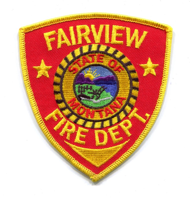 Fairview Fire Department Patch Montana MT