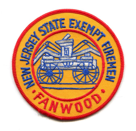 Fanwood Fire Department State Exempt Firemen Patch New Jersey NJ
