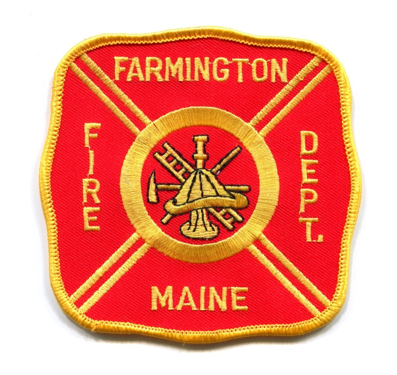 Farmington Fire Department Patch Maine ME