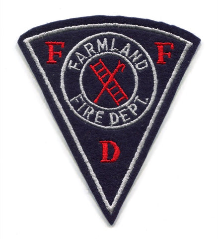 Farmland Fire Department Patch Indiana IN